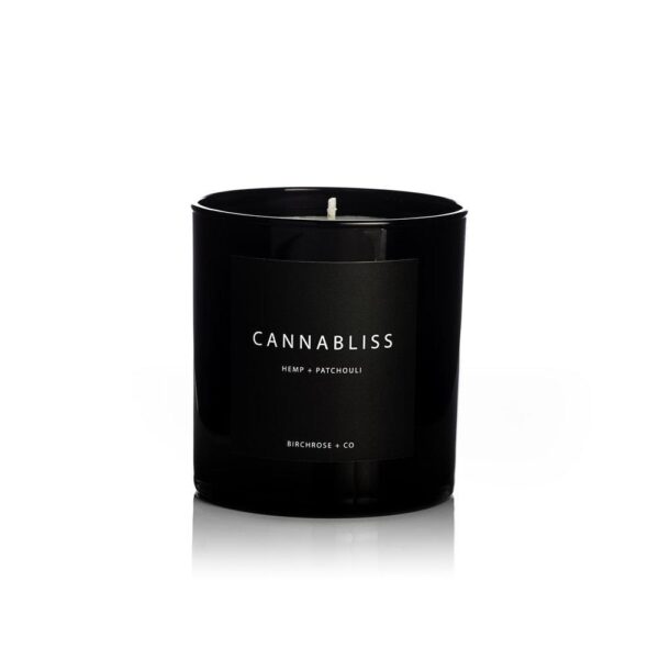 candle lavender cannabis, body oil