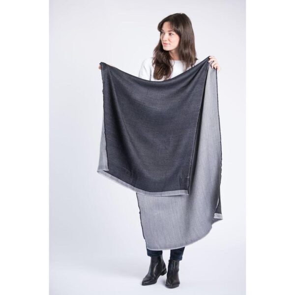 grey scarf woolen
