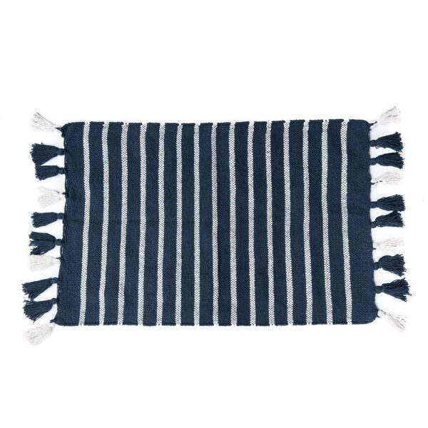 navy bath rugs