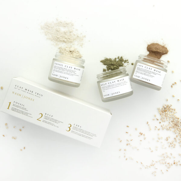 All Natural Clay Mask Trio Set
