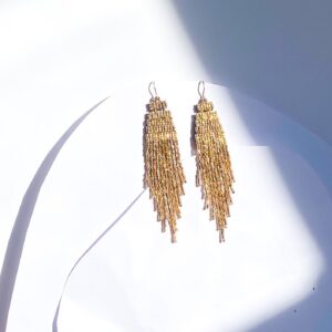 GOLD STRUCTURE EARRINGS